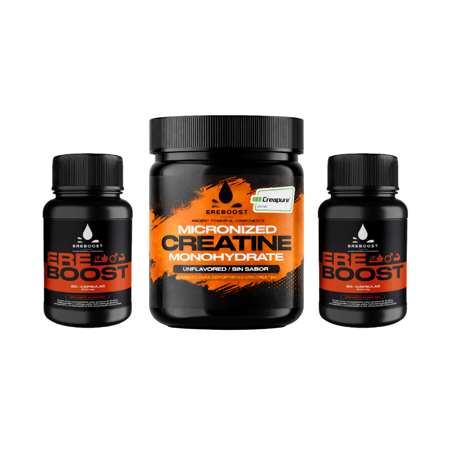 Pack Potencia 2 Ereboost + Creatina CREAPURE®