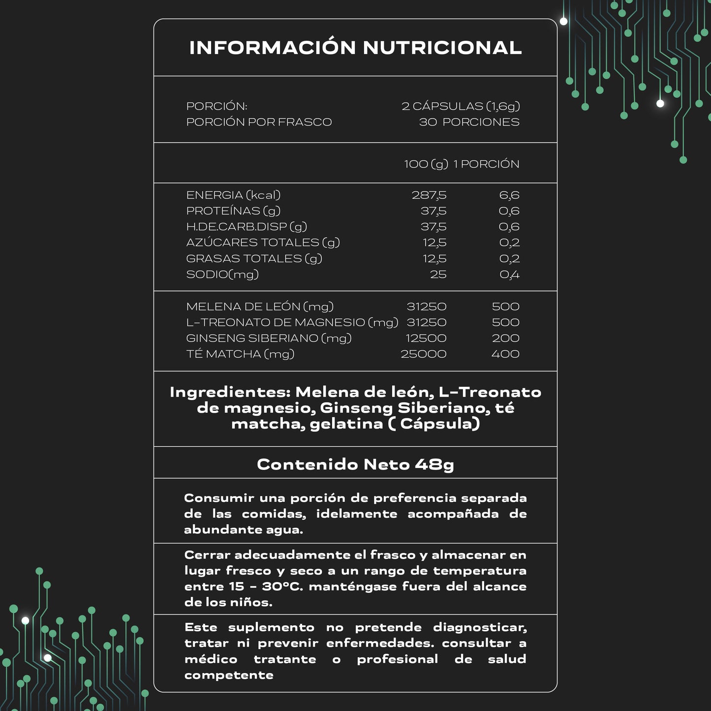 Full Focus | 60 Cápsulas | Pack 3 meses