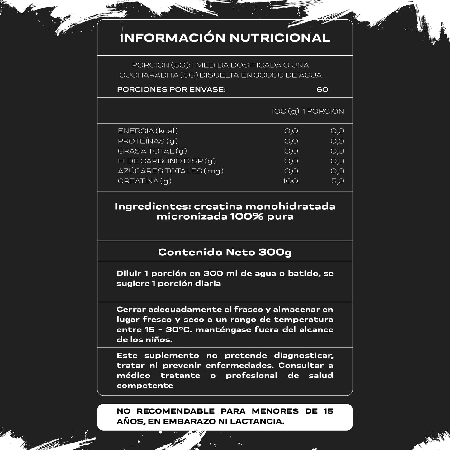 Creatina Micronizada & Monohidratada