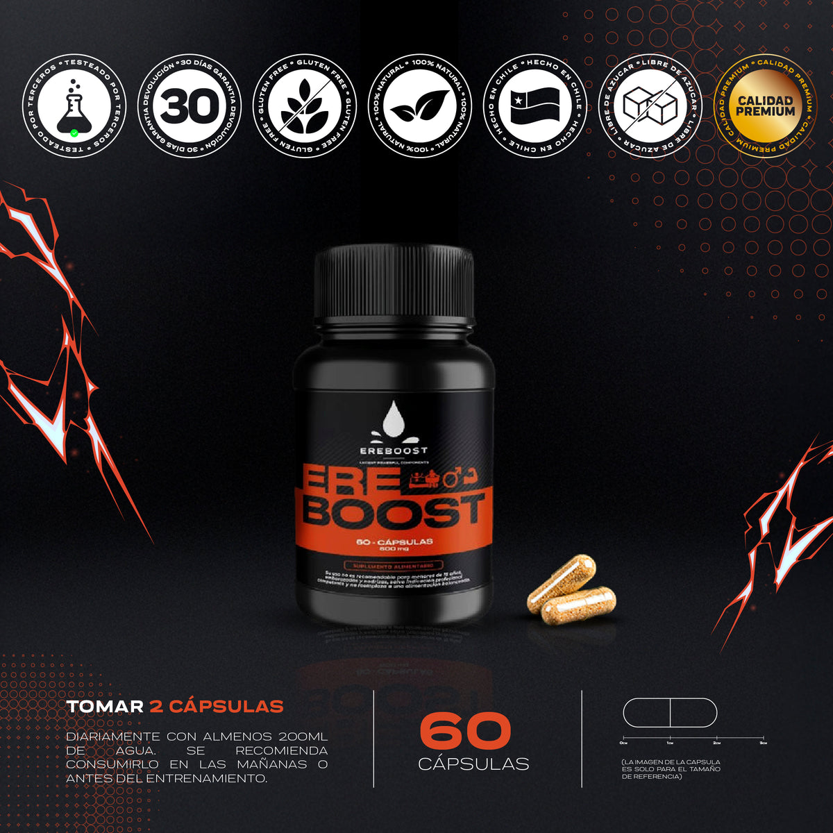 Pack Potencia 2 Ereboost + Creatina CREAPURE®