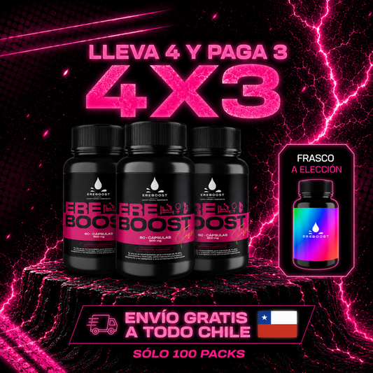 EREBOOST FEM | 60 Cápsulas | Pack 3 meses