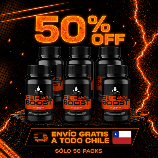 EREBOOST | 60 Cápsulas | Pack 6 meses