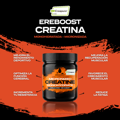 Pack Potencia 2 Ereboost + Creatina CREAPURE® Black