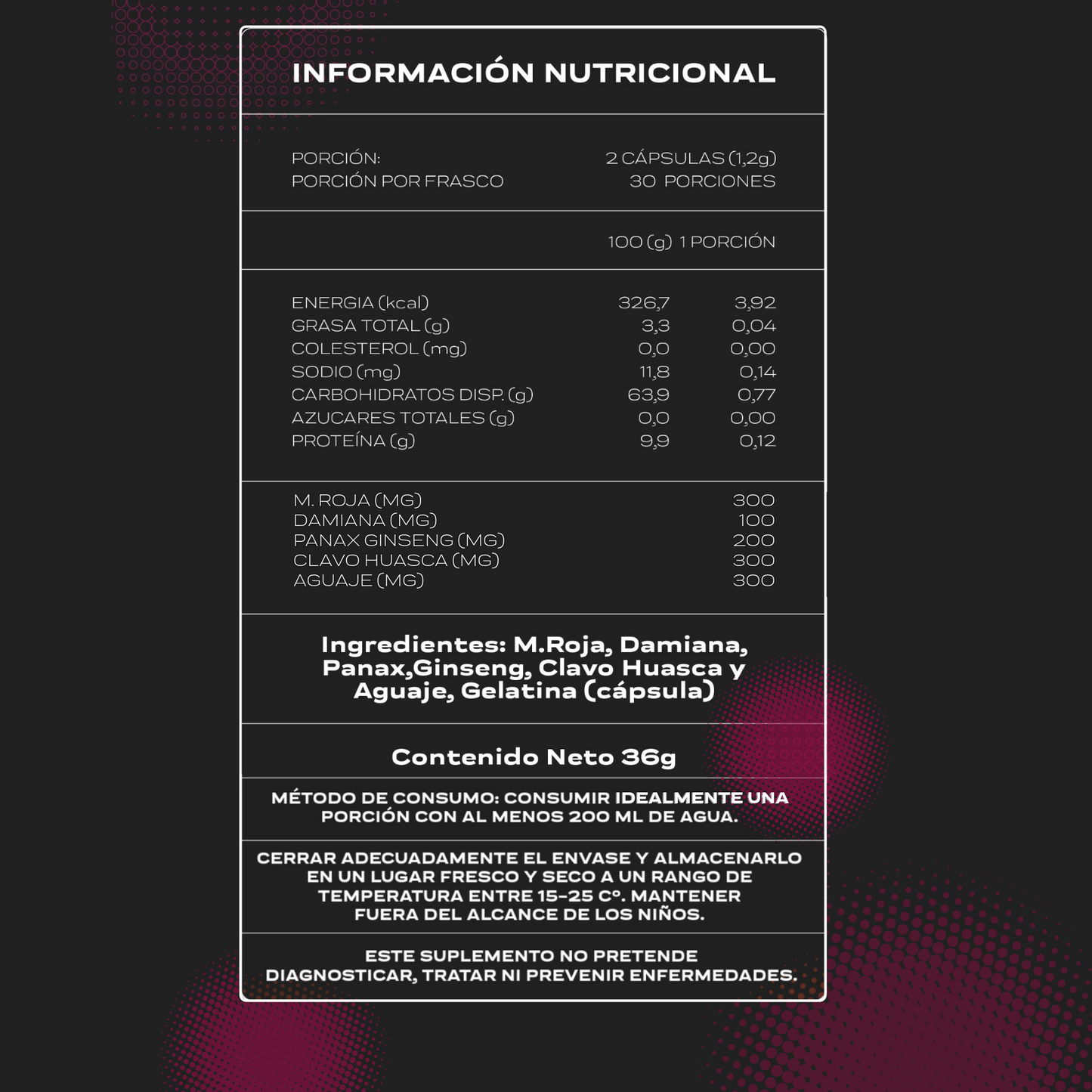 EREBOOST FEM | 60 Cápsulas