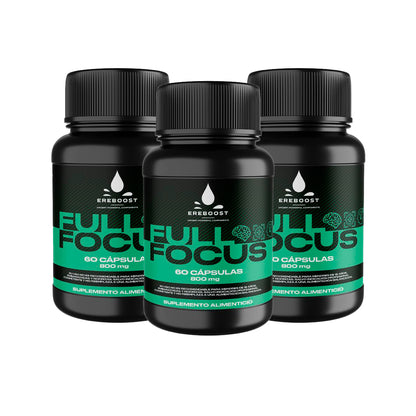 Full Focus | 60 Cápsulas | Pack 3 meses